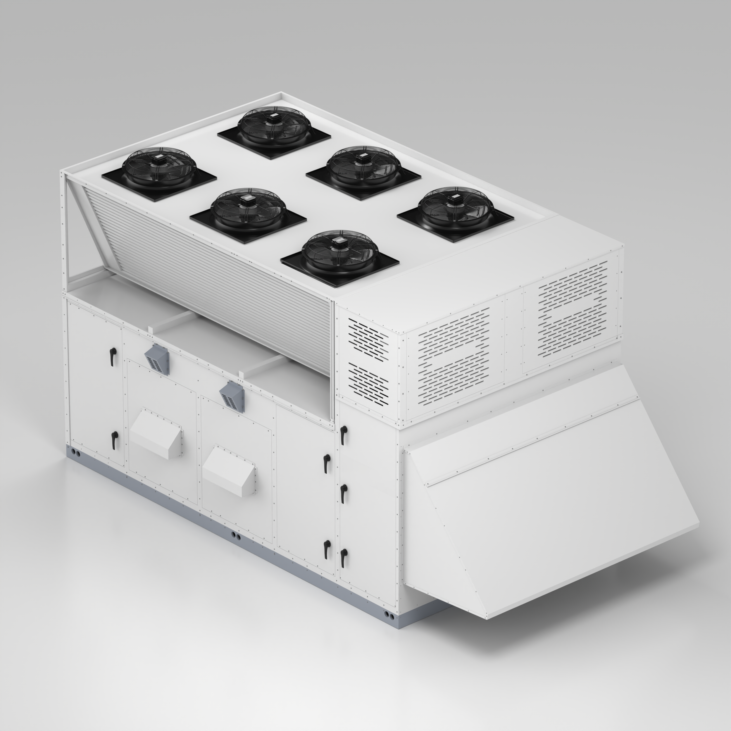 Dunli Condenser Fan Motor & Assembly - Aftermarket Replacement Addison Part No. 0515P-0750 - 630mm/230V-460V