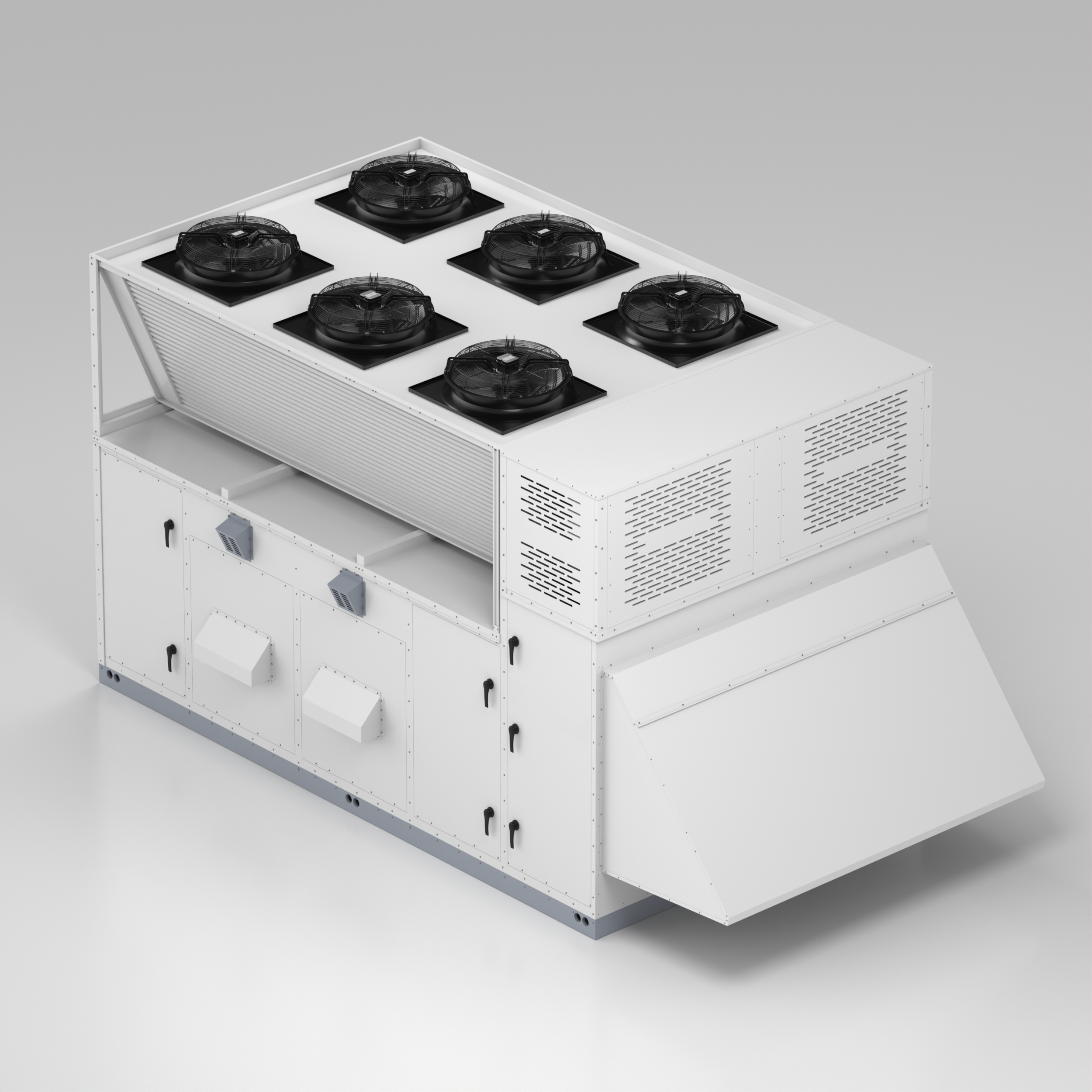 Dunli Condenser Fan Motor & Assembly - Aftermarket Replacement Addison Part No. 0515P-0784 -710mm/230V -460V