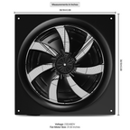 Dunli Condenser Fan Motor & Assembly - 800mm/230V-460V