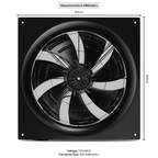 Dunli Condenser Fan Motor & Assembly - 800mm/230V-460V