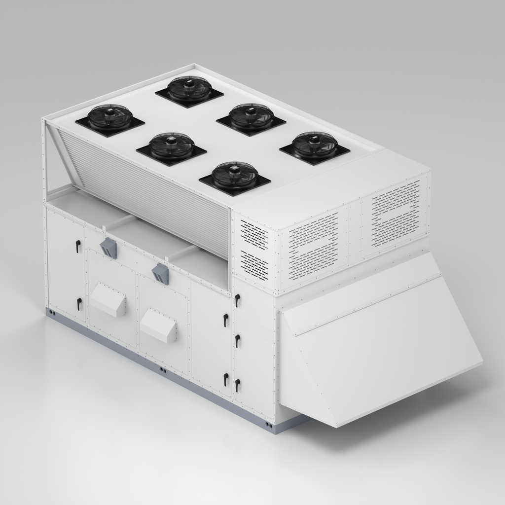 Dunli Condenser Fan Motor & Assembly - Aftermarket Replacement Addison Part No. 0515P-0783 - 550mm/230V-460V