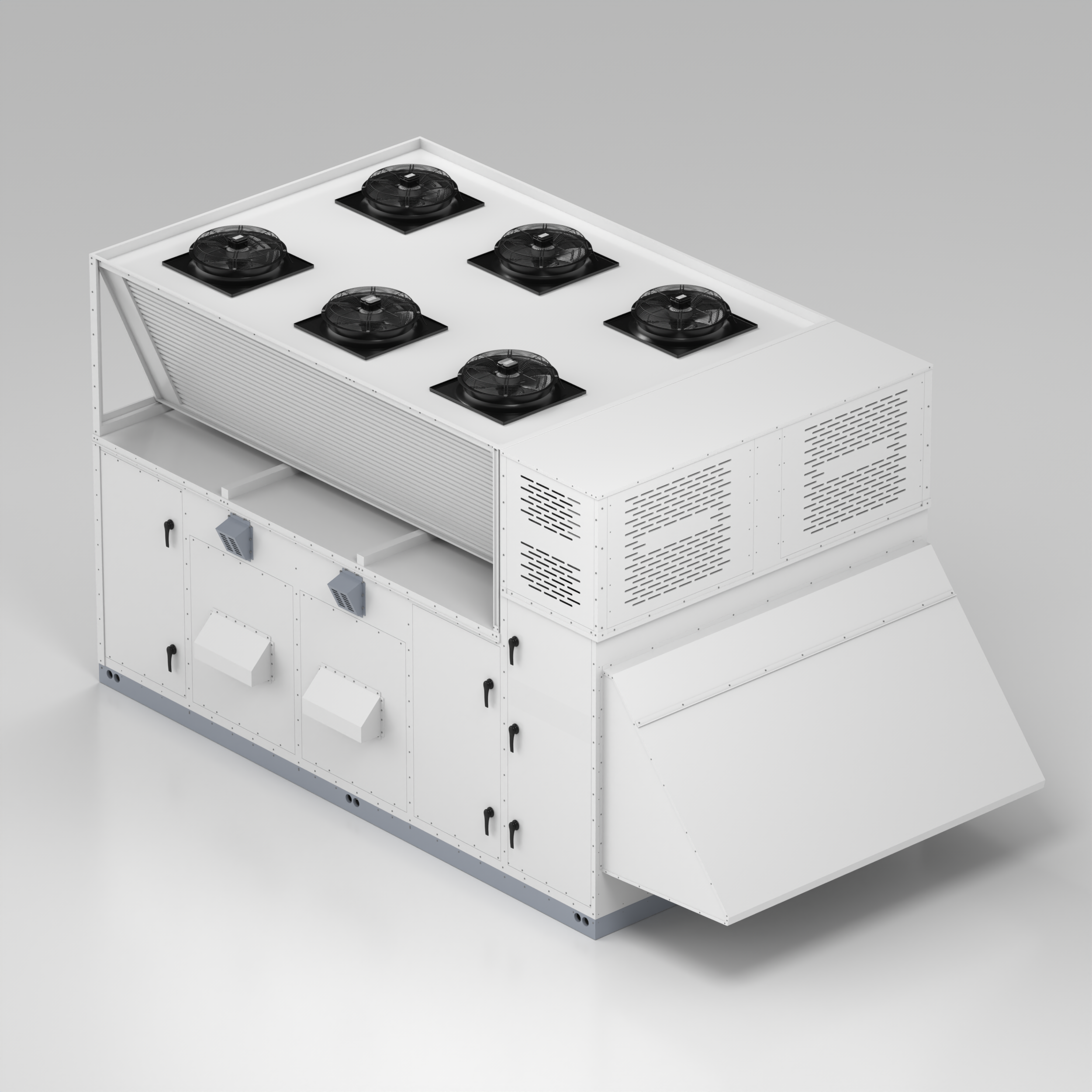 Dunli Condenser Fan Motor & Assembly - Aftermarket Replacement Addison Part No. 0515P-0783 - 550mm/230V-460V