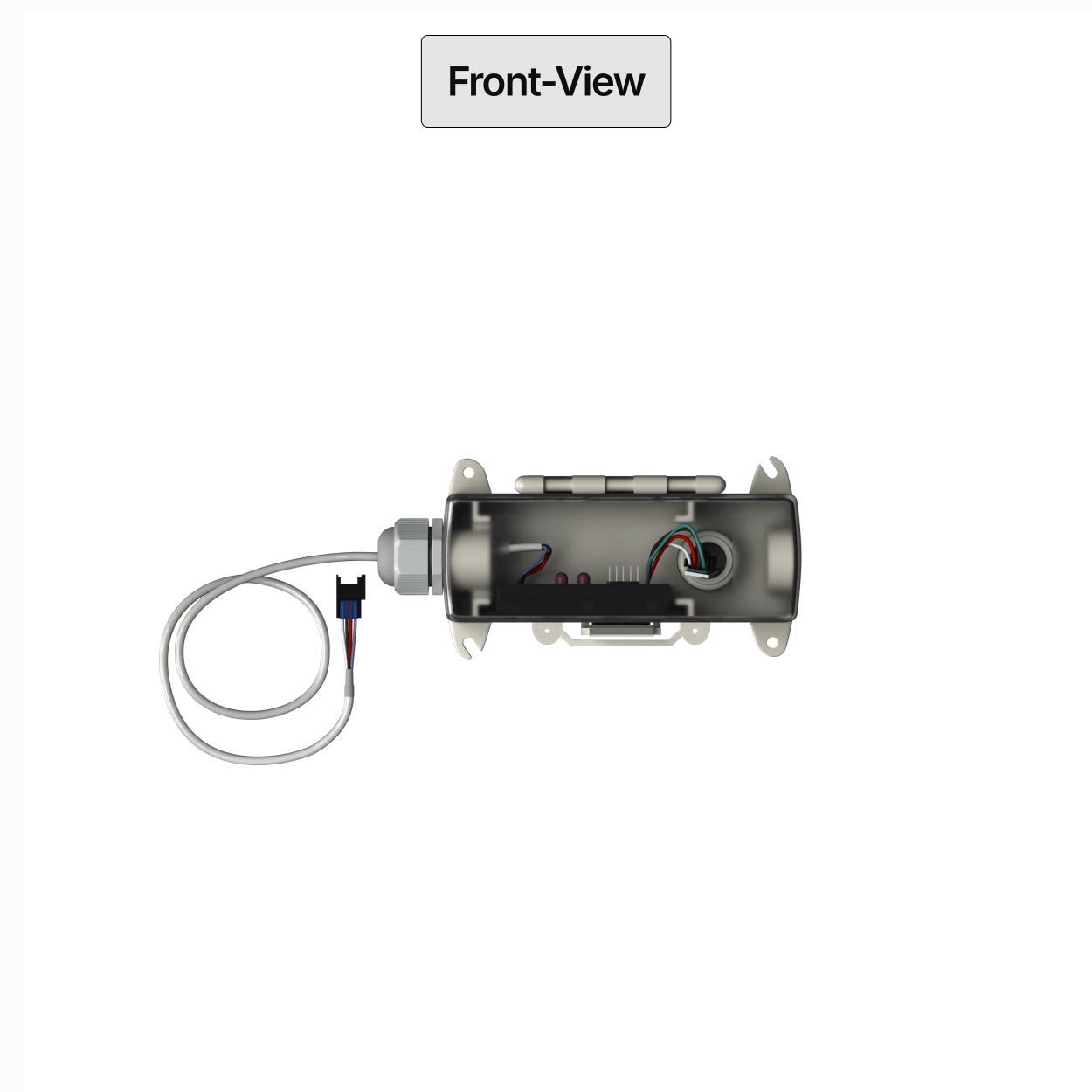 EBUS Horizontal Outside Air Temp/RH Sensor - WattMaster OE265-15-G / AAON ASM01836
