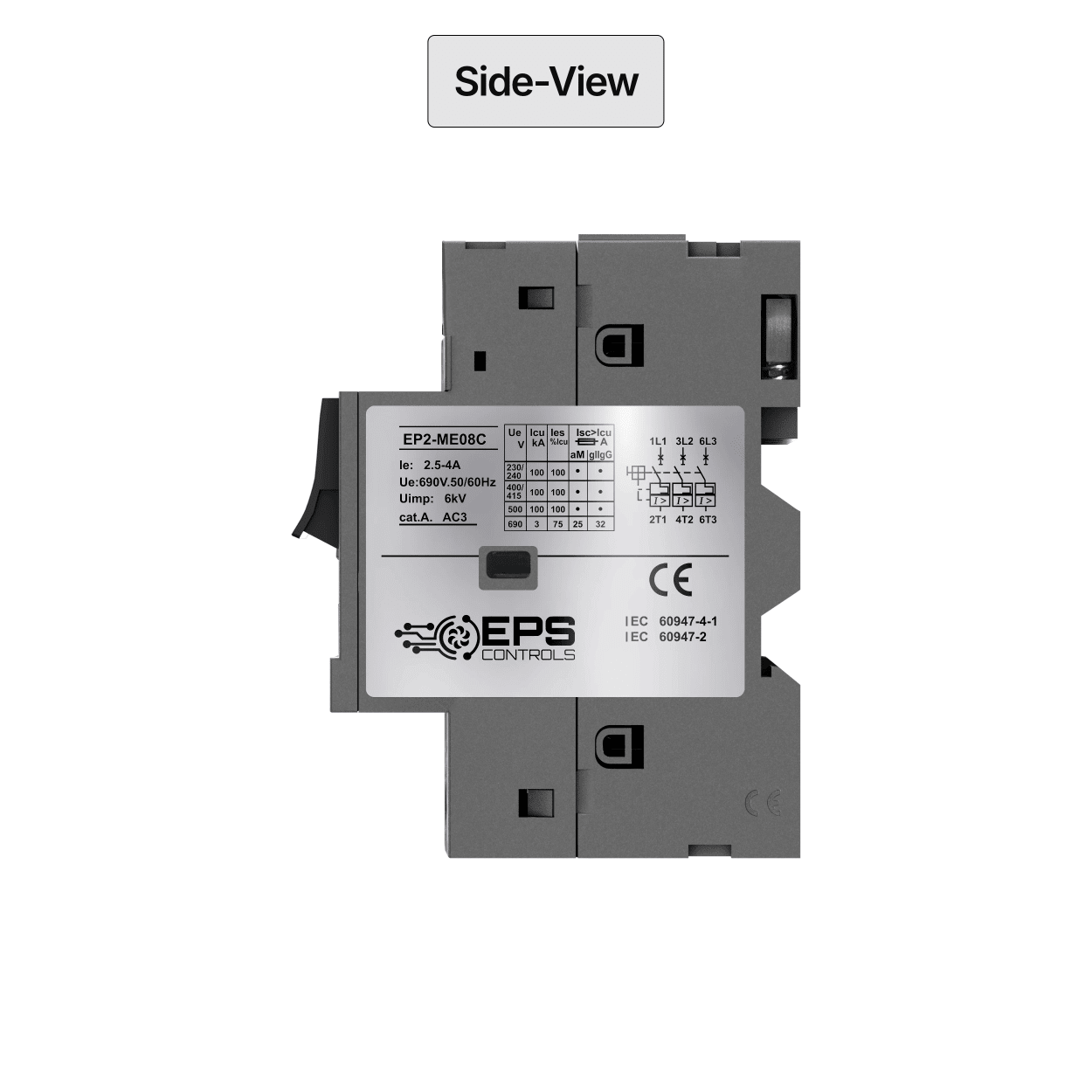 Circuit Breaker - 2.5 - 4A - ME08C - EPS Controls