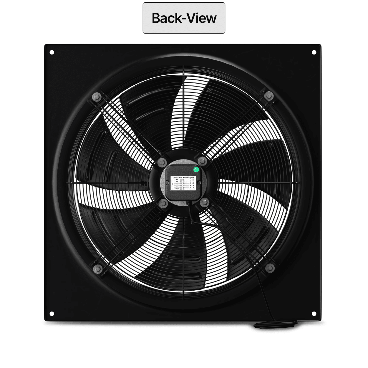 Dunli Condenser Fan Motor & Assembly - 800mm/230V - 460V - EPS Controls