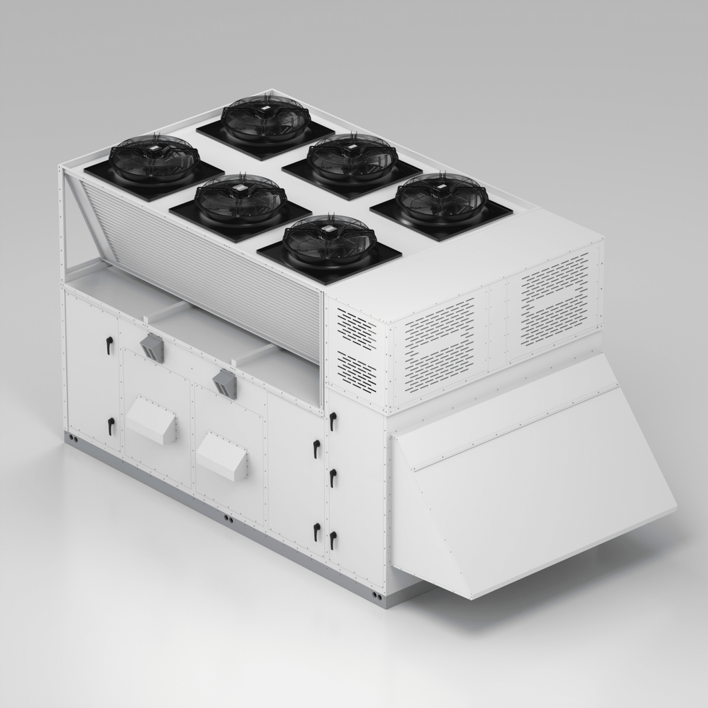 Dunli Condenser Fan Motor & Assembly - 800mm/230V - 460V - EPS Controls