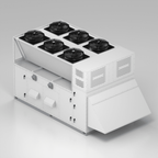 Dunli Condenser Fan Motor & Assembly - 800mm/230V - 460V - EPS Controls