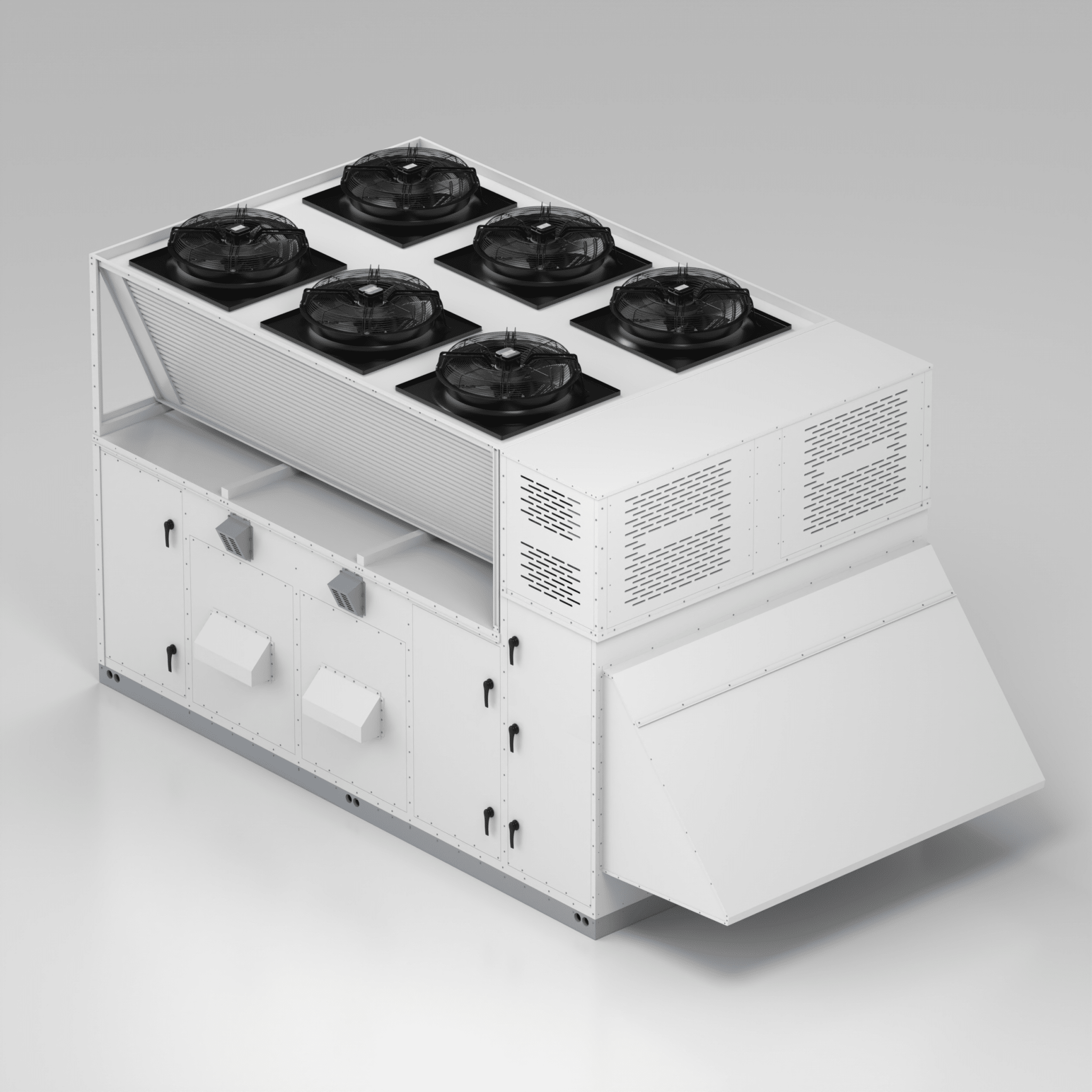 Dunli Condenser Fan Motor & Assembly - 800mm/230V - 460V - EPS Controls