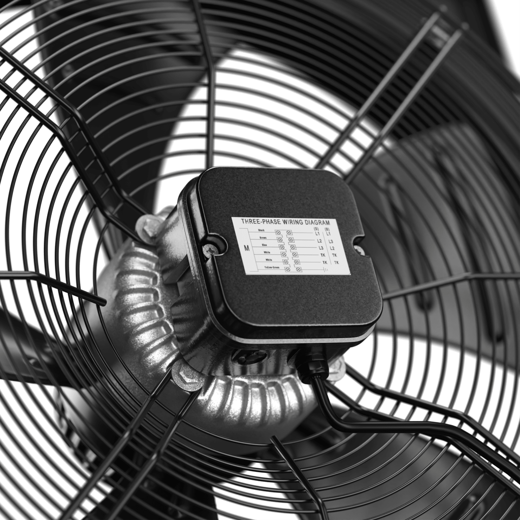 Dunli Condenser Fan Motor & Assembly - Aftermarket Replacement Addison Part No. 0515P - 0783 - 550mm/230V - 460V - EPS Controls