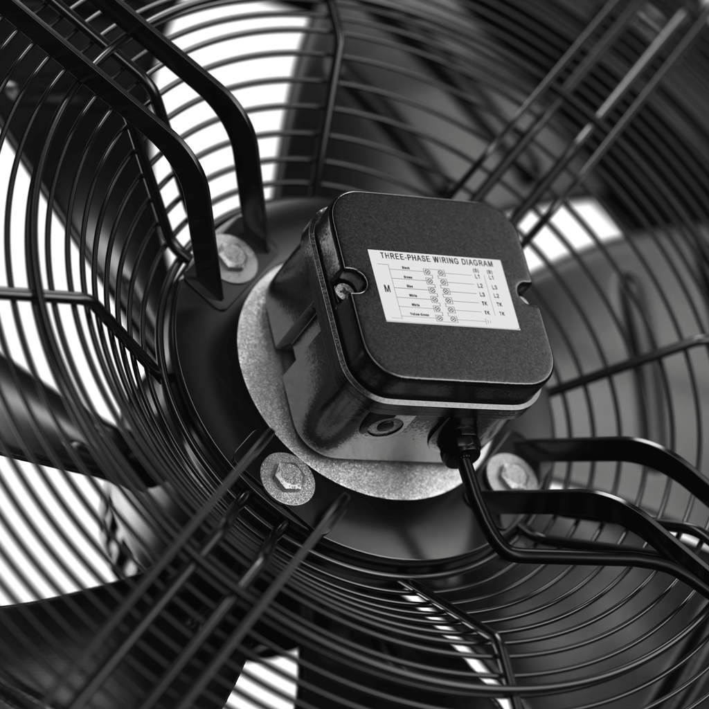 Dunli Condenser Fan Motor & Assembly - Aftermarket Replacement Addison Part No. 0515P - 0784 - 710mm/230V - 460V - EPS Controls