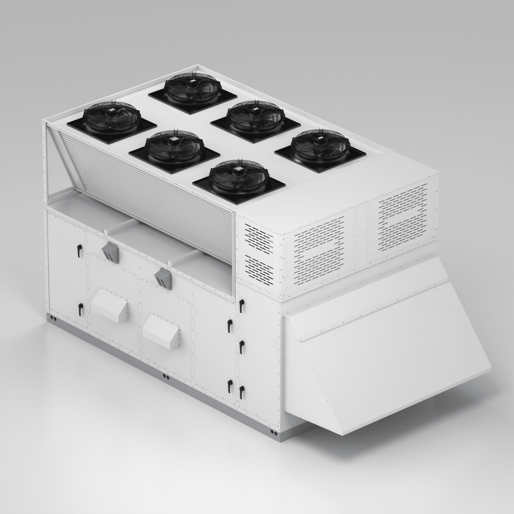 Dunli Condenser Fan Motor & Assembly - Aftermarket Replacement Addison Part No. 0515P - 0784 - 710mm/230V - 460V - EPS Controls