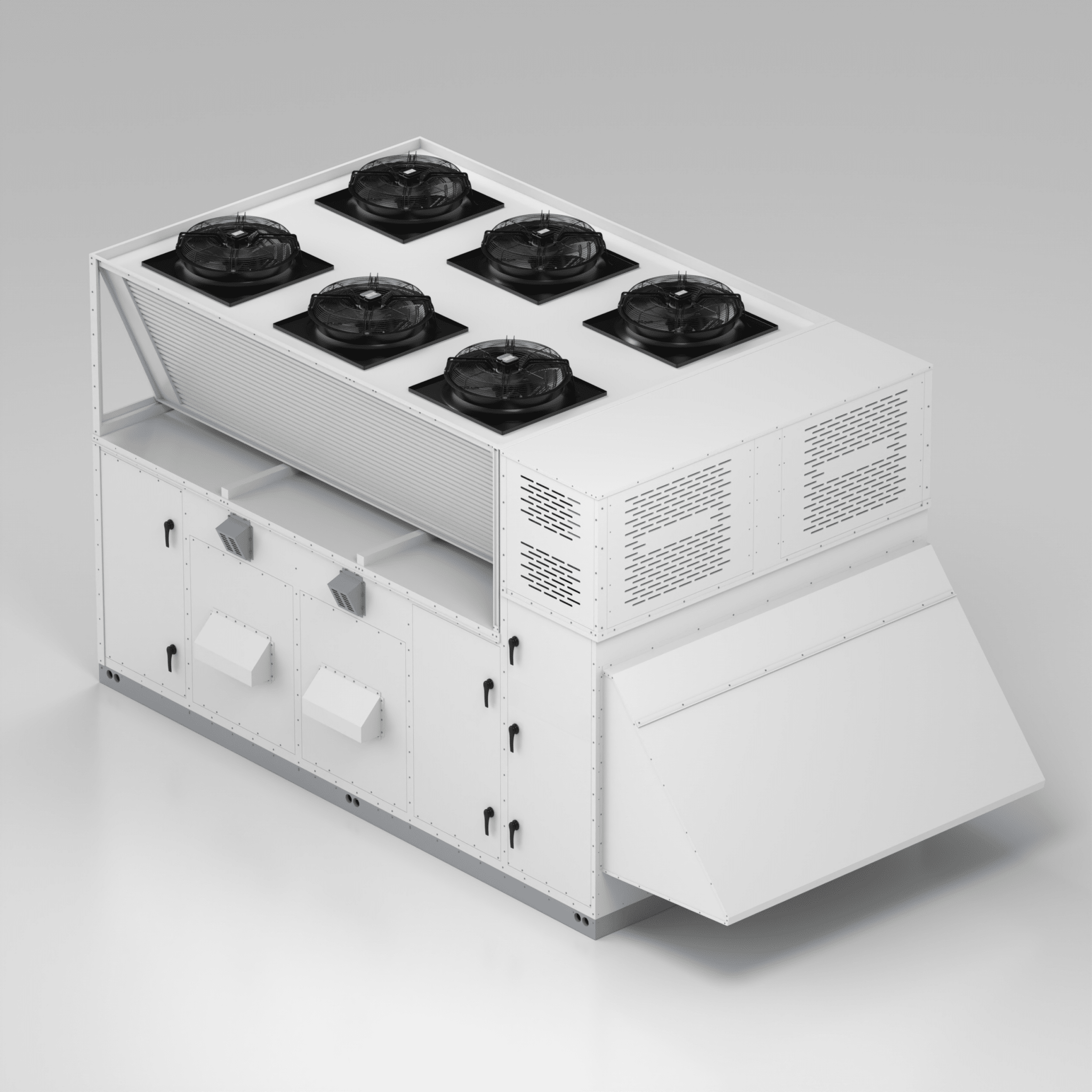 Dunli Condenser Fan Motor & Assembly - Aftermarket Replacement Addison Part No. 0515P - 0784 - 710mm/230V - 460V - EPS Controls