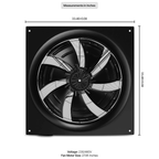 Dunli Condenser Fan Motor & Assembly - Aftermarket Replacement Addison Part No. 0515P - 0784 - 710mm/230V - 460V - EPS Controls