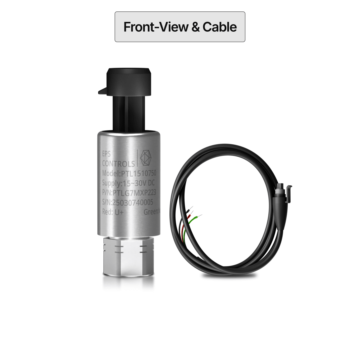 Pressure Transducer 0 - 750 Psi - 0 - 10VDC - Aftermarket Replacement Addison Part No. 0844P - 0163 - EPS Controls